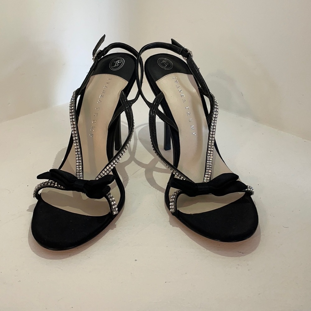 Ivanka Trump Crystal Heels with Leather Lining